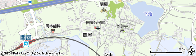 奈良県香芝市関屋425周辺の地図