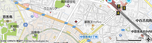 大阪府堺市北区中百舌鳥町4丁619周辺の地図