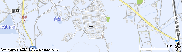 岡山県倉敷市藤戸町藤戸86周辺の地図