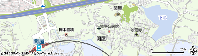 奈良県香芝市関屋445-1周辺の地図