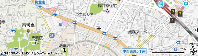 大阪府堺市北区中百舌鳥町4丁598周辺の地図