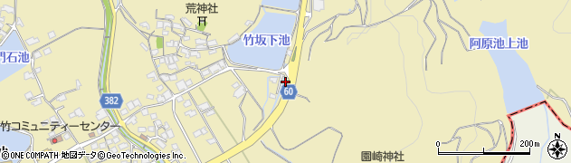 岡山県浅口市金光町下竹1836周辺の地図