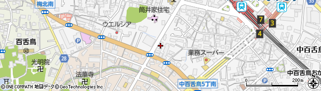 大阪府堺市北区中百舌鳥町4丁615周辺の地図
