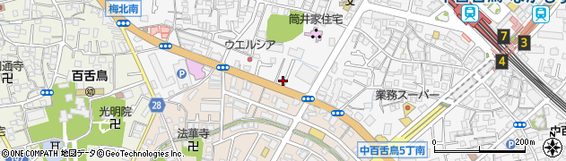大阪府堺市北区中百舌鳥町4丁589周辺の地図