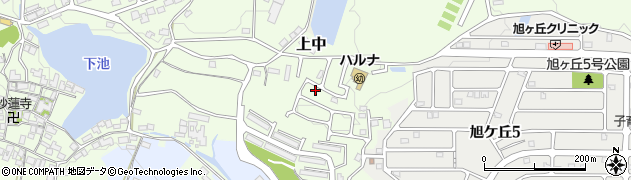 奈良県香芝市上中1246周辺の地図