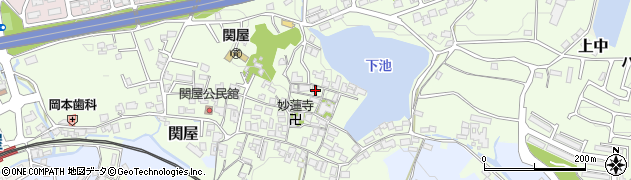 奈良県香芝市関屋1408周辺の地図