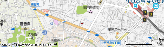 大阪府堺市北区中百舌鳥町4丁587周辺の地図