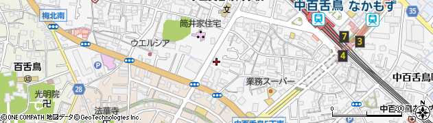 大阪府堺市北区中百舌鳥町4丁521周辺の地図