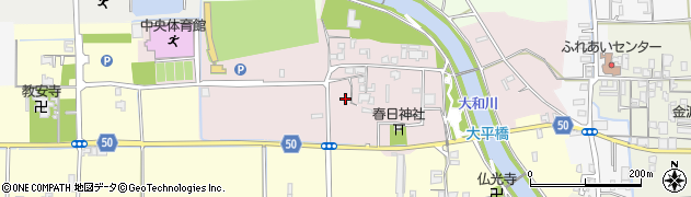 奈良県磯城郡田原本町平田119周辺の地図