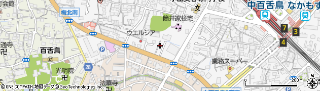 大阪府堺市北区中百舌鳥町4丁580周辺の地図