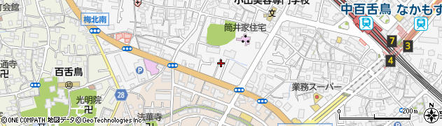 大阪府堺市北区中百舌鳥町4丁581周辺の地図
