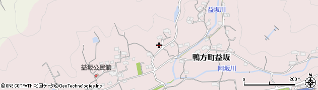 岡山県浅口市鴨方町益坂488周辺の地図