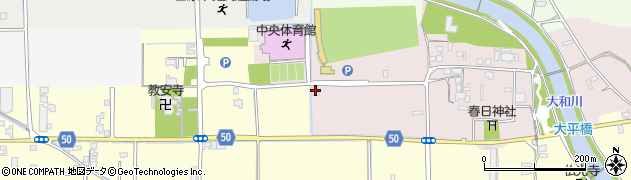 奈良県磯城郡田原本町平田22周辺の地図