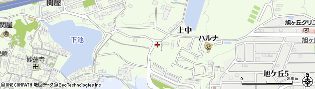奈良県香芝市上中1252周辺の地図