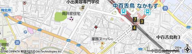 大阪府堺市北区中百舌鳥町4丁509周辺の地図
