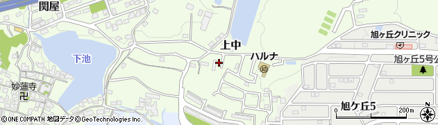 奈良県香芝市上中1248周辺の地図