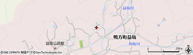岡山県浅口市鴨方町益坂491周辺の地図