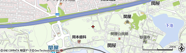奈良県香芝市関屋520周辺の地図