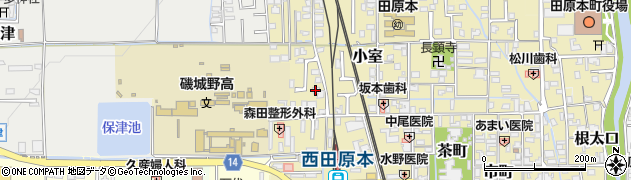 奈良県磯城郡田原本町290周辺の地図