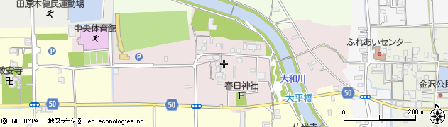 奈良県磯城郡田原本町平田126周辺の地図