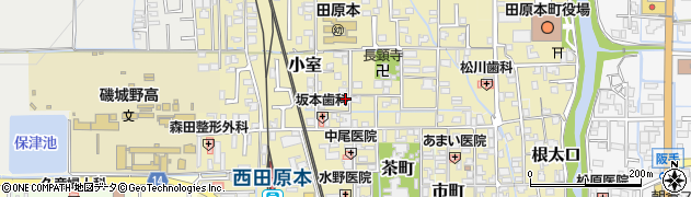 奈良県磯城郡田原本町308周辺の地図