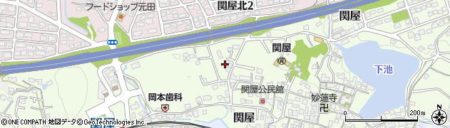 奈良県香芝市関屋462周辺の地図