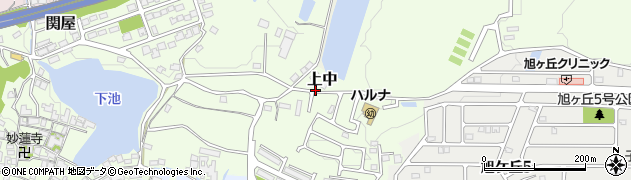 奈良県香芝市上中1242周辺の地図