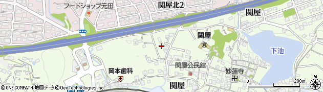 奈良県香芝市関屋460周辺の地図