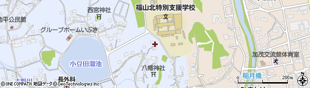 広島県福山市駅家町万能倉1543周辺の地図