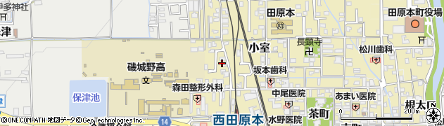 奈良県磯城郡田原本町293周辺の地図