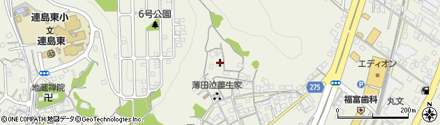 岡山県倉敷市連島町連島1304周辺の地図