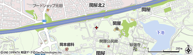 奈良県香芝市関屋467周辺の地図