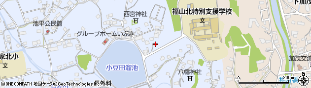 広島県福山市駅家町万能倉1578周辺の地図