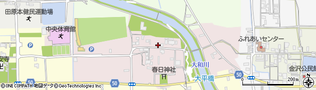 奈良県磯城郡田原本町平田102周辺の地図