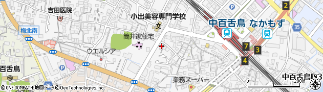 大阪府堺市北区中百舌鳥町4丁529周辺の地図