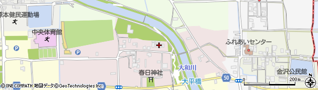 奈良県磯城郡田原本町平田97周辺の地図