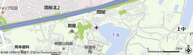 奈良県香芝市上中1291周辺の地図