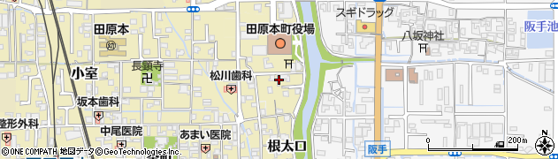 奈良県磯城郡田原本町831周辺の地図