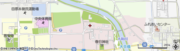 奈良県磯城郡田原本町平田106周辺の地図