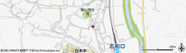 広島県広島市安佐北区白木町市川1709周辺の地図