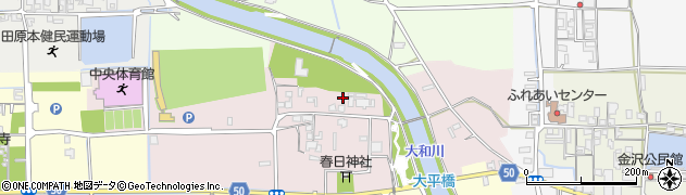 奈良県磯城郡田原本町平田101周辺の地図
