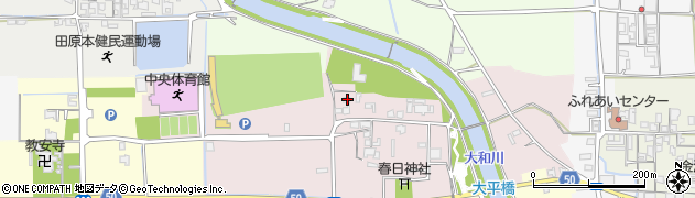 奈良県磯城郡田原本町平田108周辺の地図