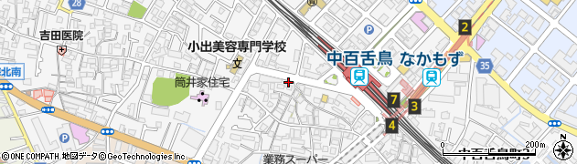 大阪府堺市北区中百舌鳥町4丁204周辺の地図