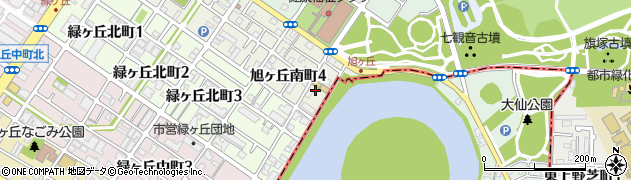 大阪府堺市堺区旭ヶ丘南町4丁周辺の地図