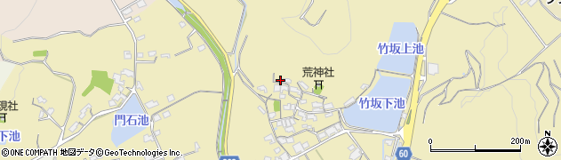 岡山県浅口市金光町下竹1441周辺の地図