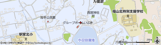 広島県福山市駅家町万能倉1612周辺の地図
