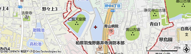 上田池周辺の地図