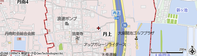 大阪府堺市美原区丹上周辺の地図