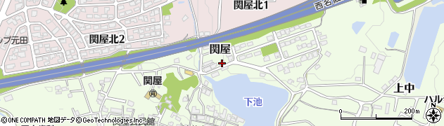 奈良県香芝市上中1299周辺の地図
