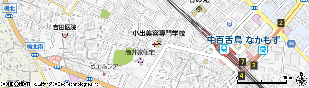 大阪府堺市北区中百舌鳥町4丁60周辺の地図